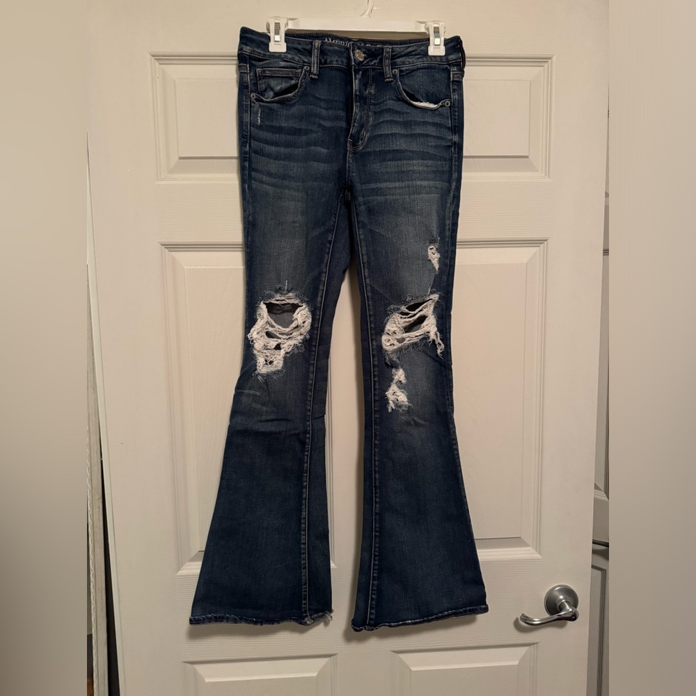 American Eagle super stretch flare